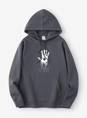 PS4游戏Death Stranding 死亡搁浅周边卫衣连帽黑色衣服套头男女