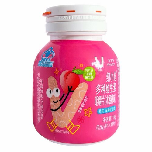 维诺健纽小泡多种维生素咀嚼片（水蜜桃味）0.5g*30片