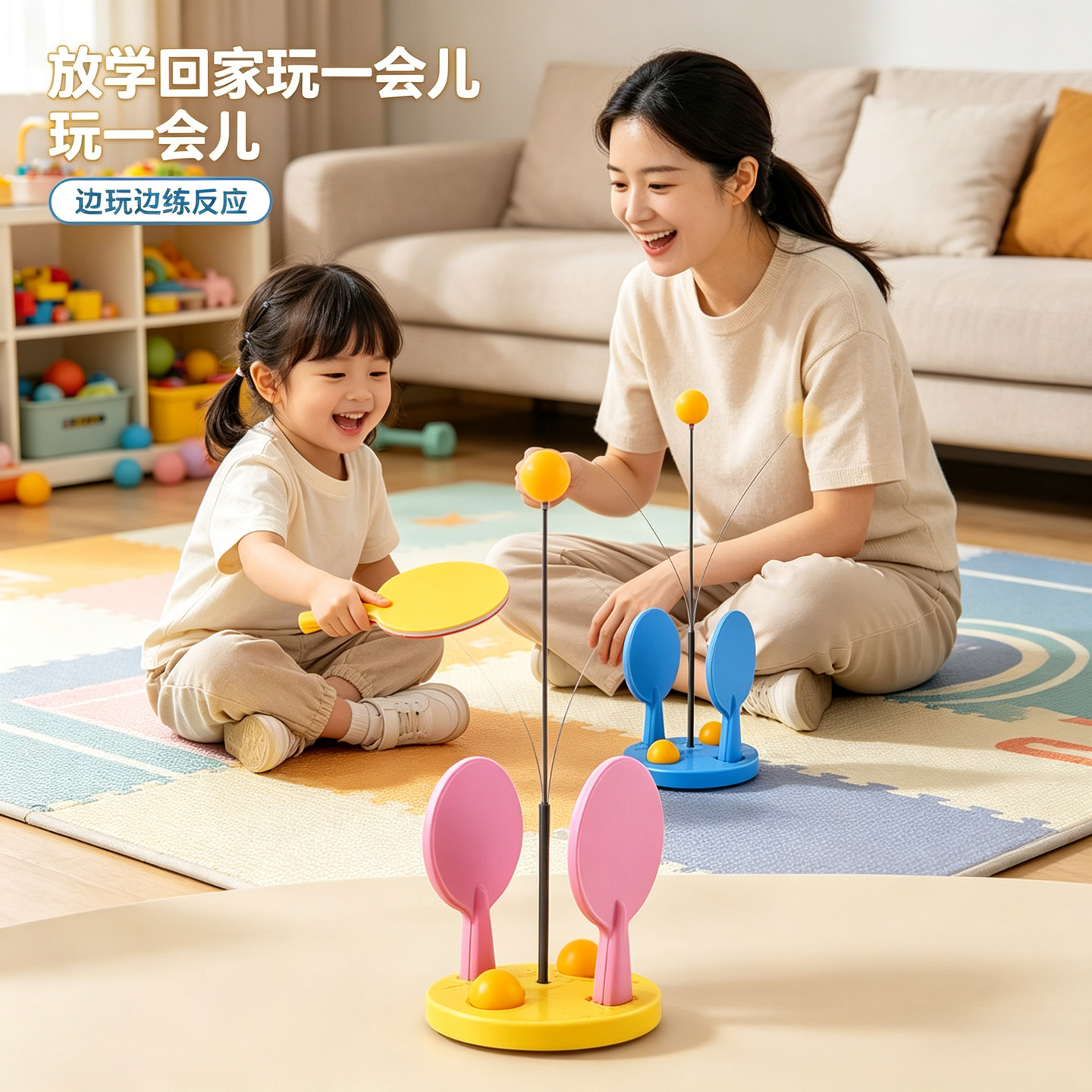 乒乓球训练器不倒翁固定