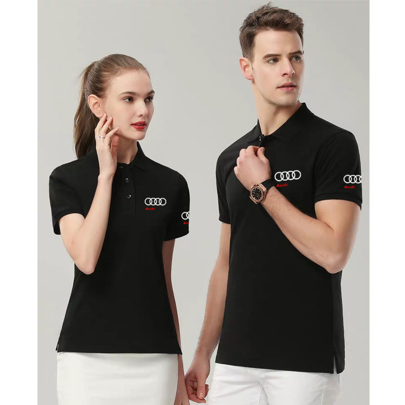 2020新款夏季奥迪4S店短袖T恤工作服polo衫售后服装车友会可定制