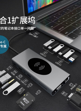 联想ThinkPad S2 2-in-1 2025笔记本电脑type-c拓展坞hub雷电4扩展坞扩展器usb分线器配件接口网口hdmi转接头