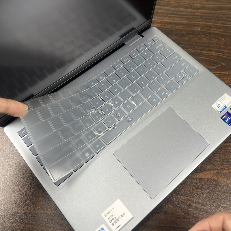 戴尔灵越14PLUS-7440F 2025 14英寸键盘膜笔记本电脑保护贴膜凹凸透明防水防尘垫屏幕膜套装