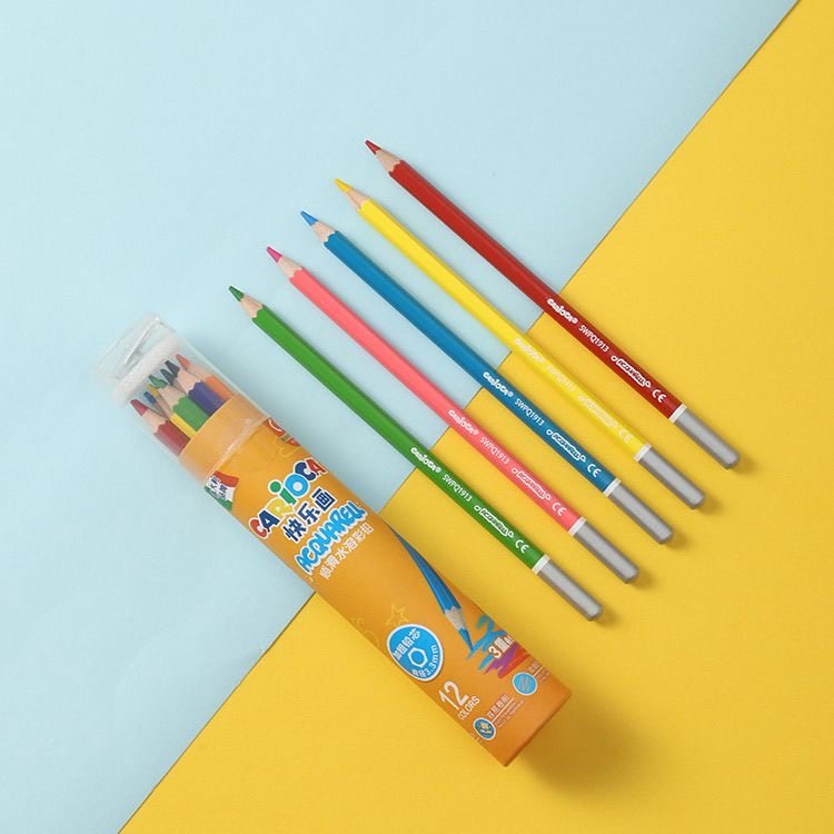 晨光快乐画CARIOCA水溶彩色铅笔24+12,节庆用品/礼品,文化创意文具,淘宝优惠券,粉丝福利购,淘宝优惠卷