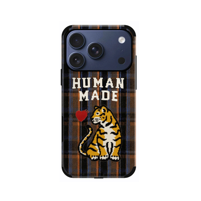 human made新款马年老虚格子适用于iPhone17promax苹果16promax仿布15pro手机壳xsmax潮牌8plus/14/13/11/XS