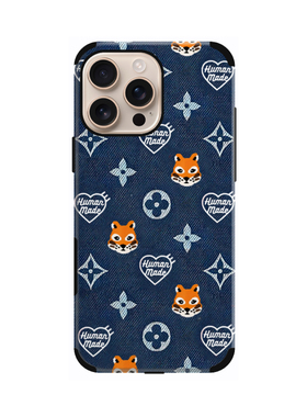 human made老花小松鼠适用于iPhone17promax苹果16promax仿布15pro手机壳xsmax潮牌8plus/14/13/11/XR