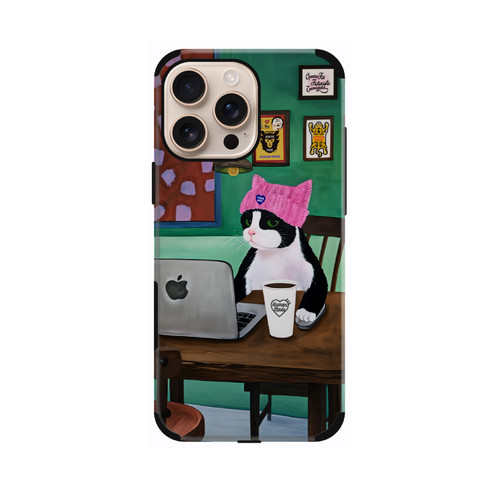 human made牛奶猫绿适用于iPhone17promax苹果16promax仿布15pro手机壳xsmax潮牌8plus/14/13/11/XR