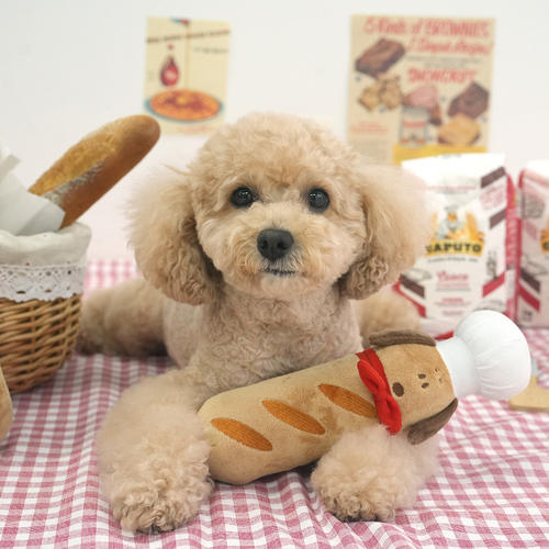 Parisdog正品史努比狗狗面包玩具