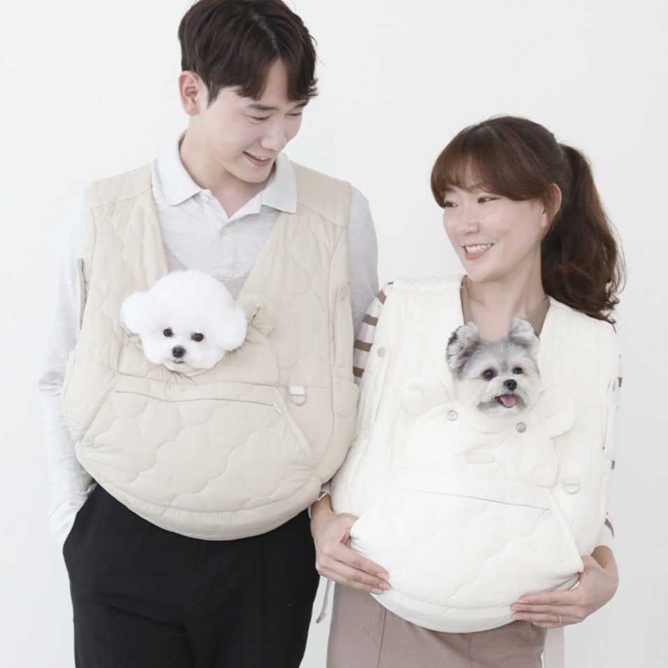 mollypets* 韩国代购Ritogato外出双肩猫包小型犬背包胸前包第3代