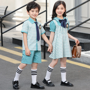 幼儿园园服夏季英伦风小学生校服班服毕业拍照服男童女童活动服