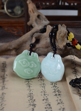 陶瓷饰品民族风手工毛衣链