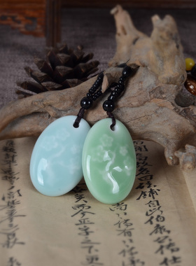 陶瓷饰品民族风手工毛衣链