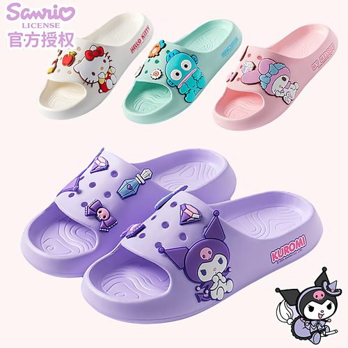 三丽鸥Hellokitty女童凉拖鞋露趾