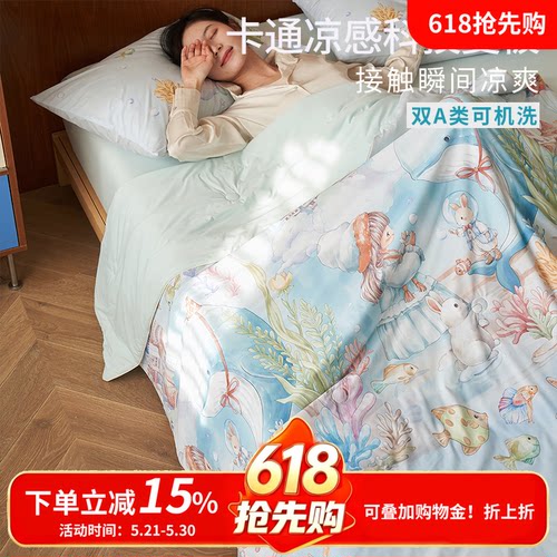 卡通双A类天雪丝夏凉被空调被
