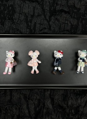 现货奶油胶出口品质多款凯帝猫小公仔洞洞鞋配饰DIY鞋扣鞋配鞋花