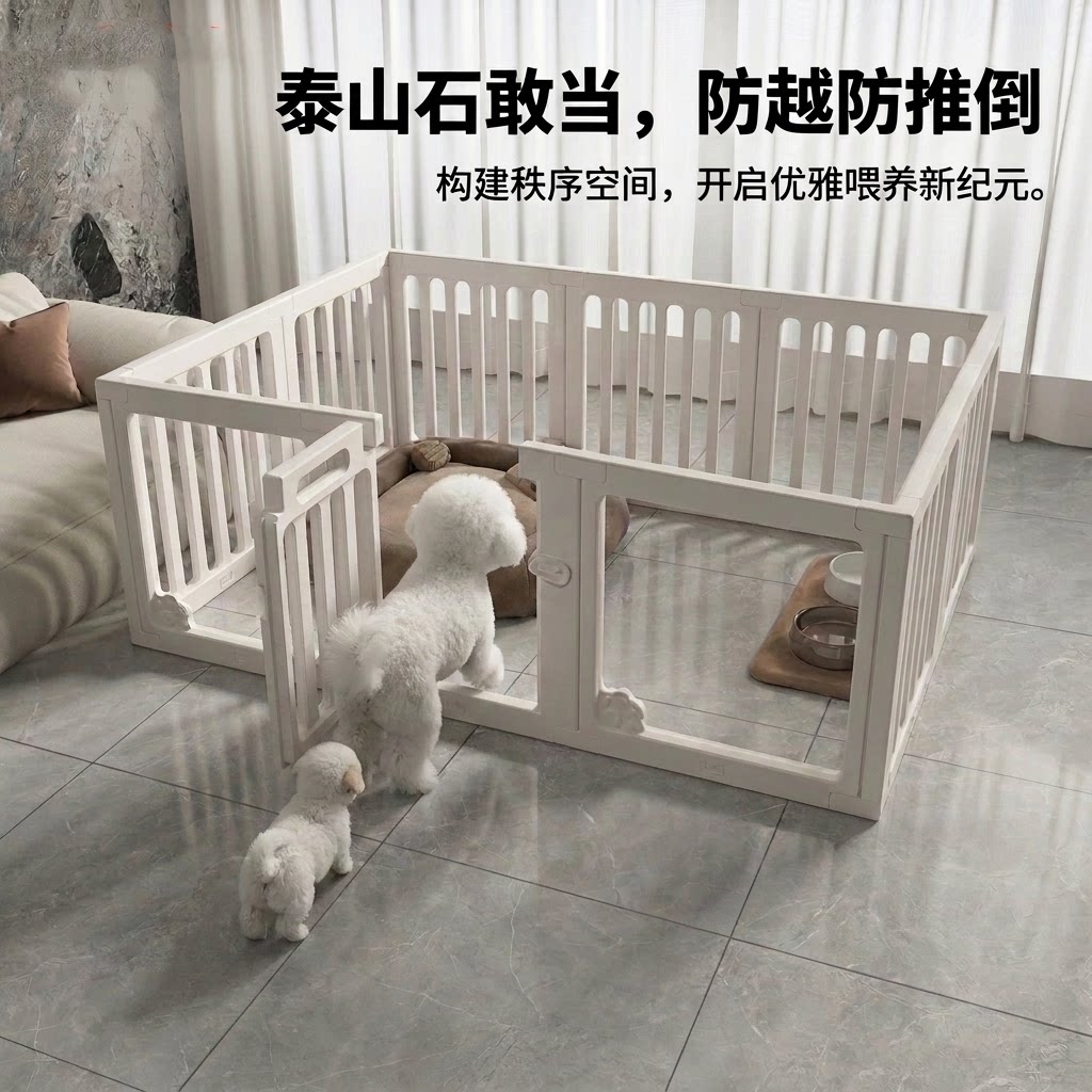 宠物围栏狗狗室内家用自由组合小狗中小型犬狗围栏隔离门狗笼子犬图片