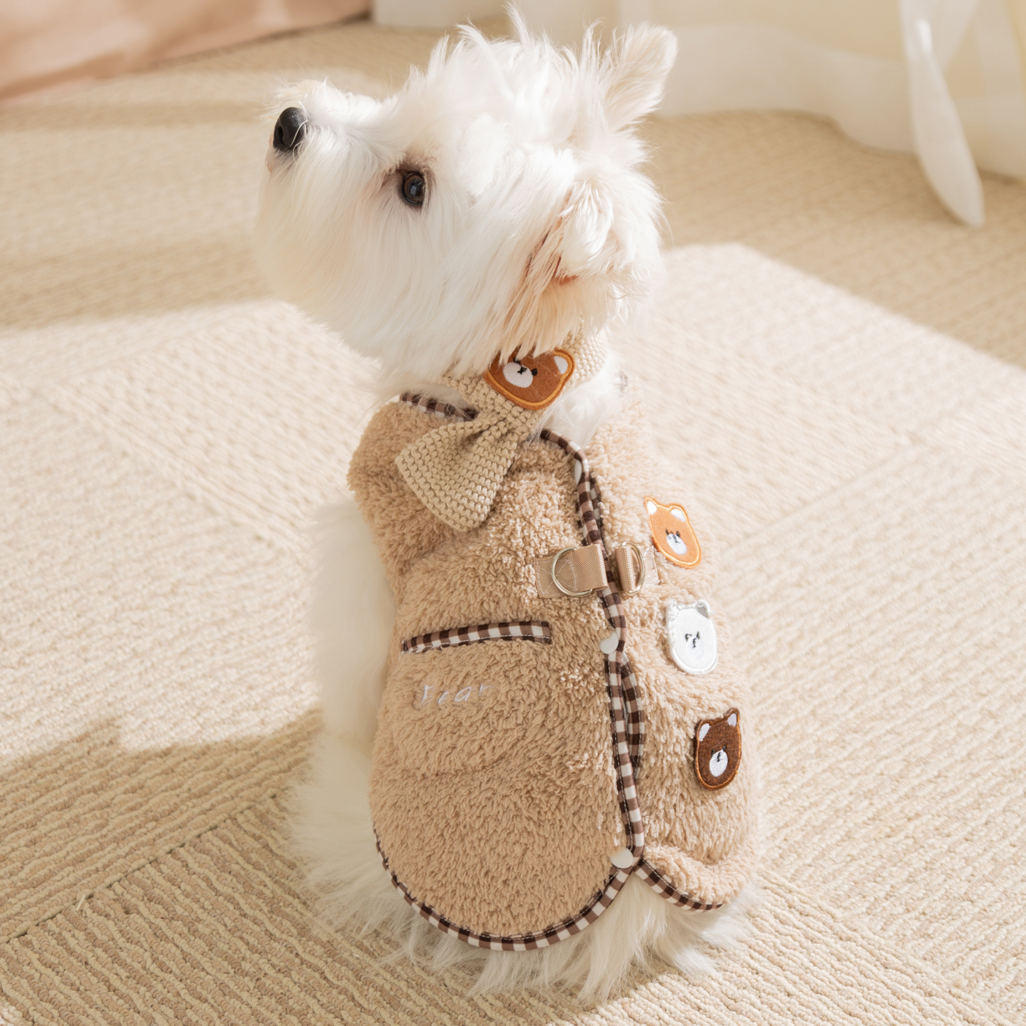 狗狗衣服2025新款秋冬装比熊泰迪雪纳瑞马甲中小型犬宠物小狗衣服