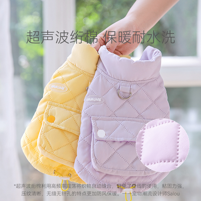 狗狗衣服2025新款冬装比熊泰迪雪纳瑞冲锋棉衣小型犬宠物小狗衣服