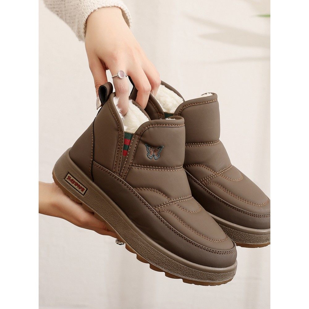 老北京布鞋女冬季加绒保暖妈妈棉鞋牛筋软底防滑加厚时尚雪地棉靴,女鞋,时尚雪地靴,淘宝优惠券,粉丝福利购,淘宝优惠卷