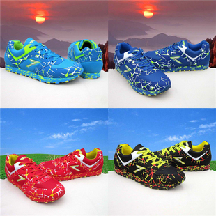 七七牙运动鞋跑步鞋男女全码中考体育测试鞋轻底泡沫底耐磨长跑鞋