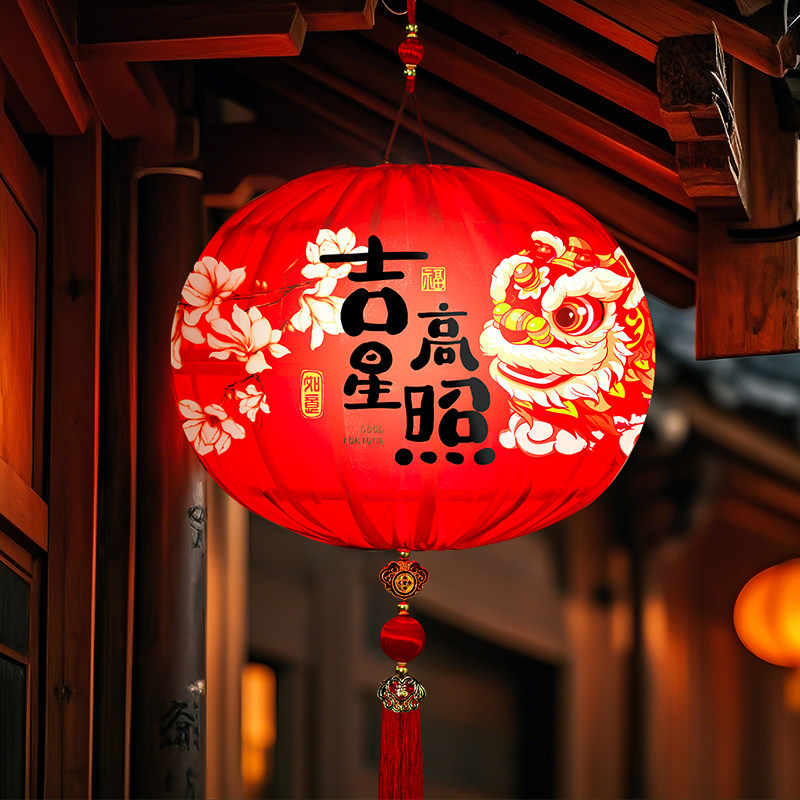 2025新款大门口红灯笼一个装