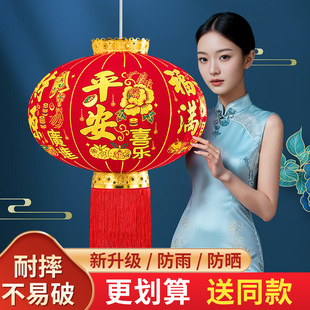 2026新款灯笼户外阳台大门口一对挂饰新年装饰春节过年大红灯笼