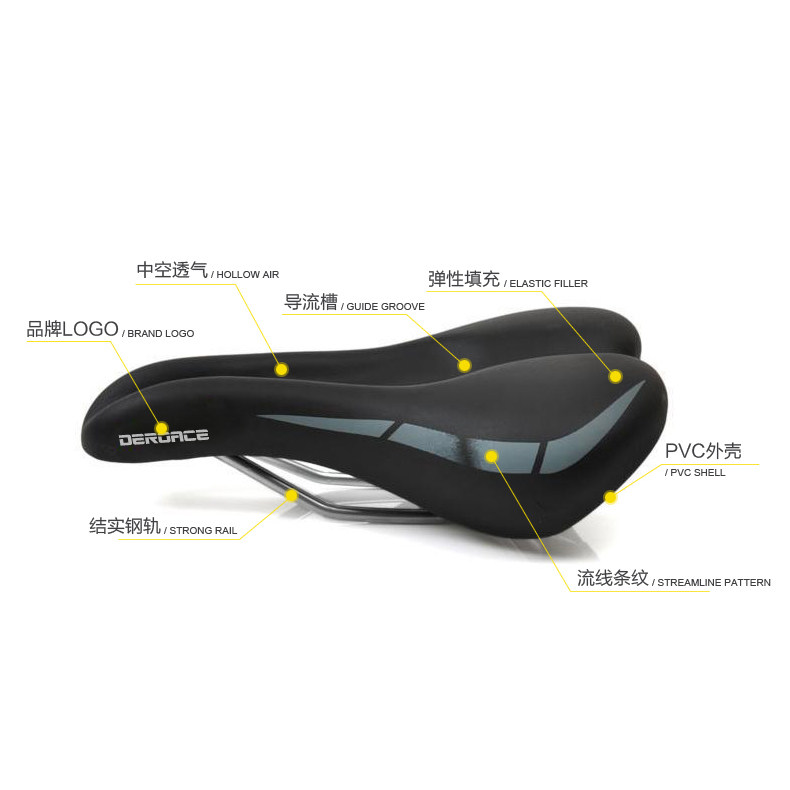 Selle de vélo DEROACE - Ref 2350440 Image 4