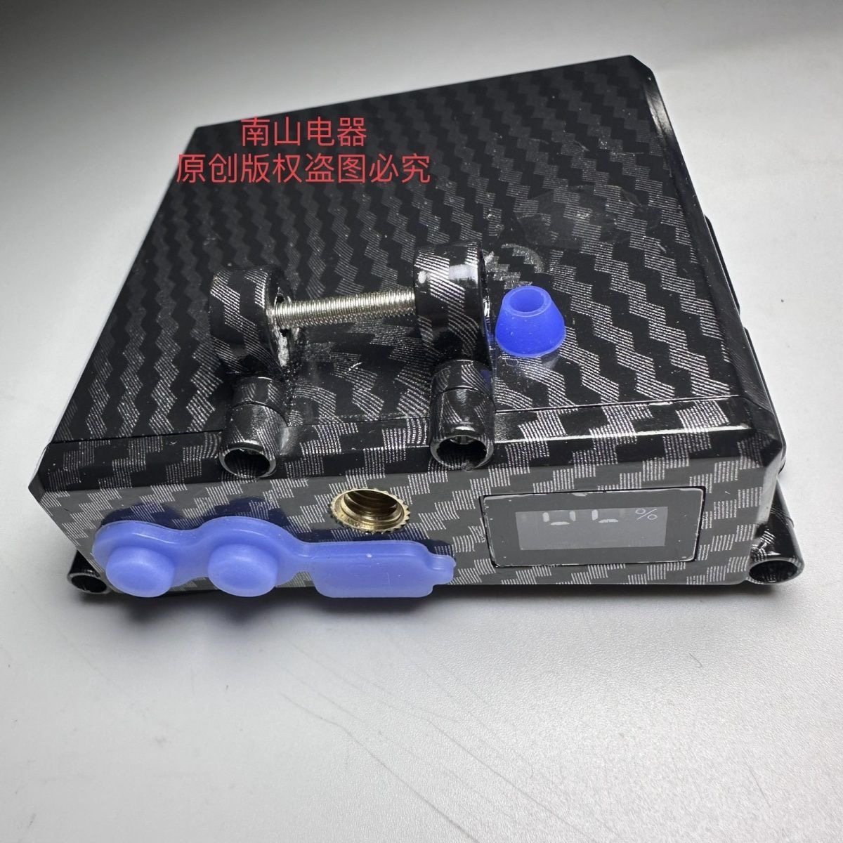 头灯配件电池3.7V组电路板3节壳子盒子碳纤维双开关电量显示手电
