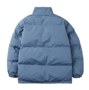 高品质 冬季棉衣男加绒加厚面包服潮牌ins立领纯色情侣棉袄M06图片
