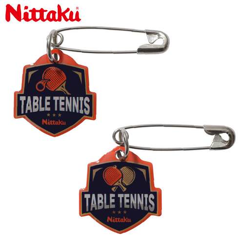 25年新款日本代购正品Nittaku尼塔库男女乒乓球纪念章胸针
