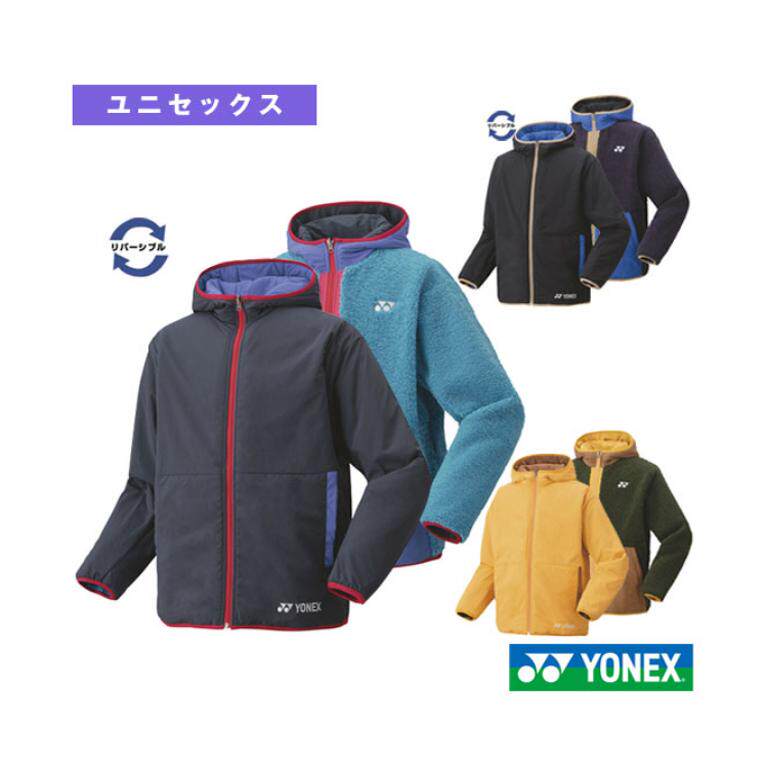 2024日本正品代购尤尼克斯网球服yonex-Uni双面连帽衫男女皆宜