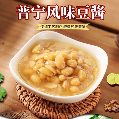 彭宝记普宁风味豆酱800g老牌揭阳家用商用正宗潮汕特产黄豆酱炒菜