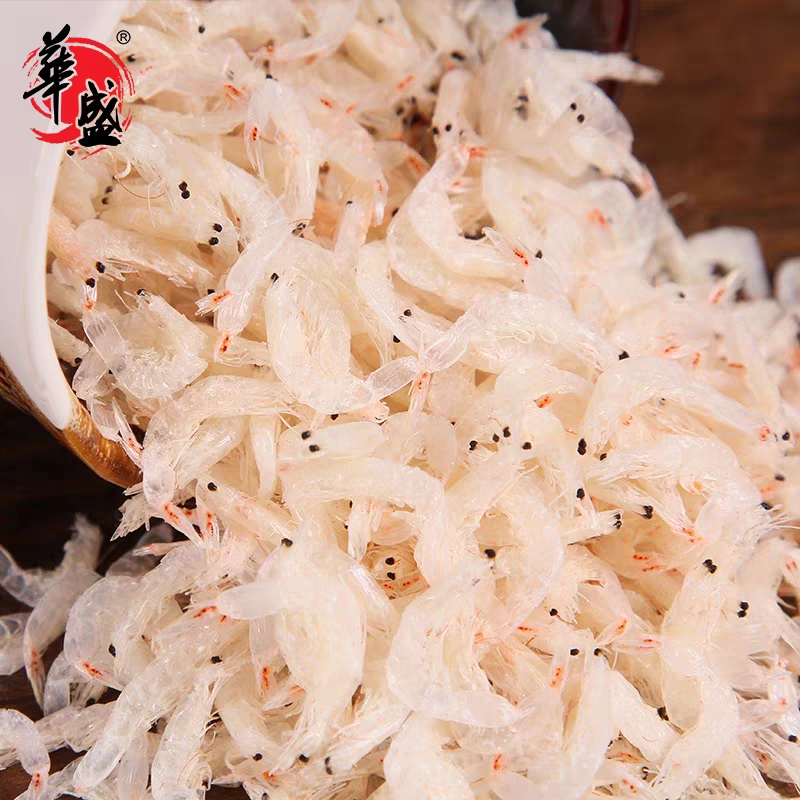 华盛熟虾皮500g袋装温州水产干货一斤装新鲜淡干虾米虾干金钩海米