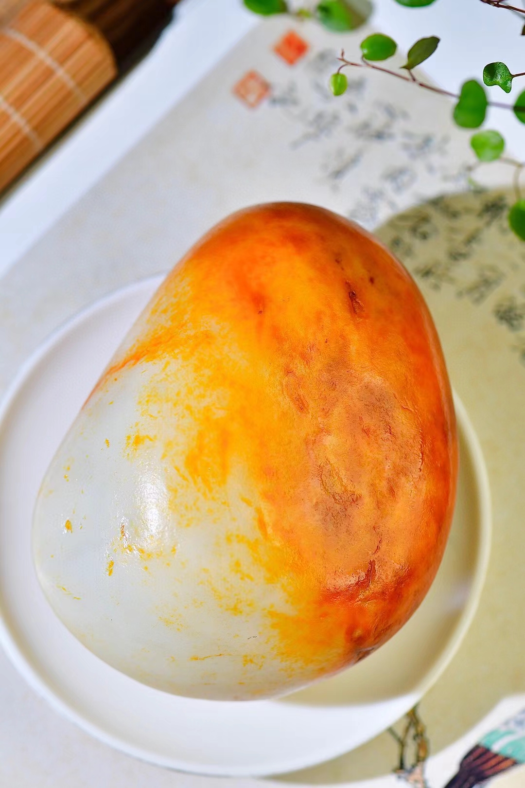 新疆和田玉籽料红皮白肉细腻温润油油润润厂家发货货真价实870克