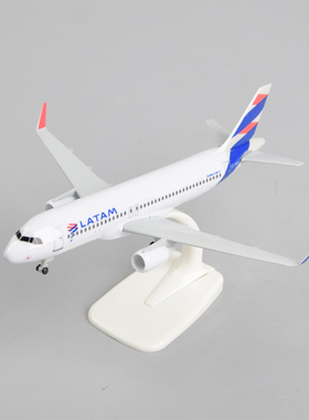 20cm智利拉塔姆航空合金A320仿真客机模型飞机航模摆件礼物LATAM