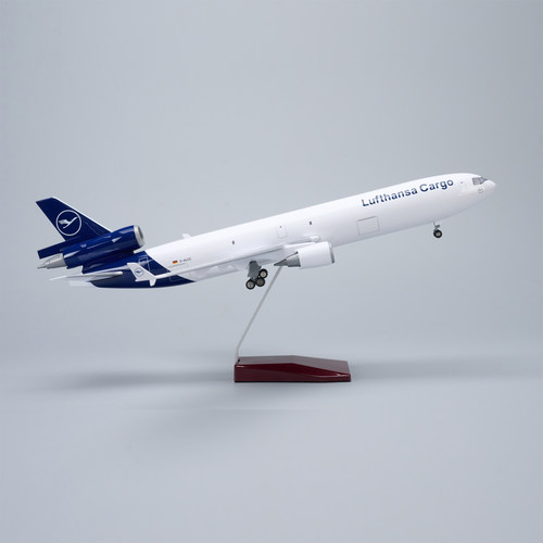 47cm汉莎货运MD11麦道11货机飞机模型仿真航空摆件LufthansaCargo
