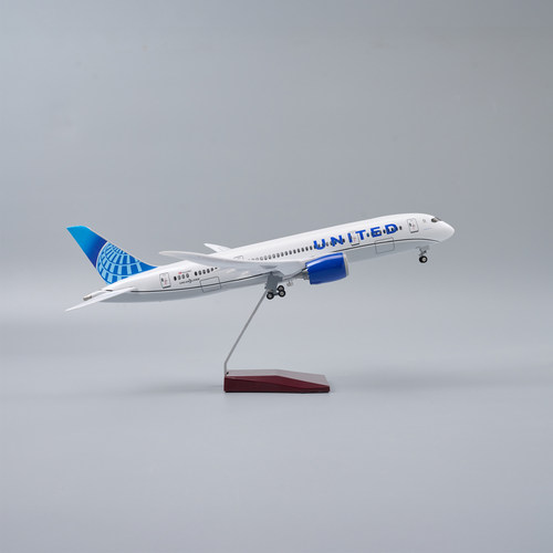 43cm美国联合航空787美联航仿真客机模型飞机收藏United Airlines
