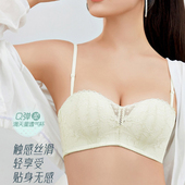 新姿密3363B杯可拆肩带防滑内衣女性感美背蕾丝胸罩小胸聚拢中厚