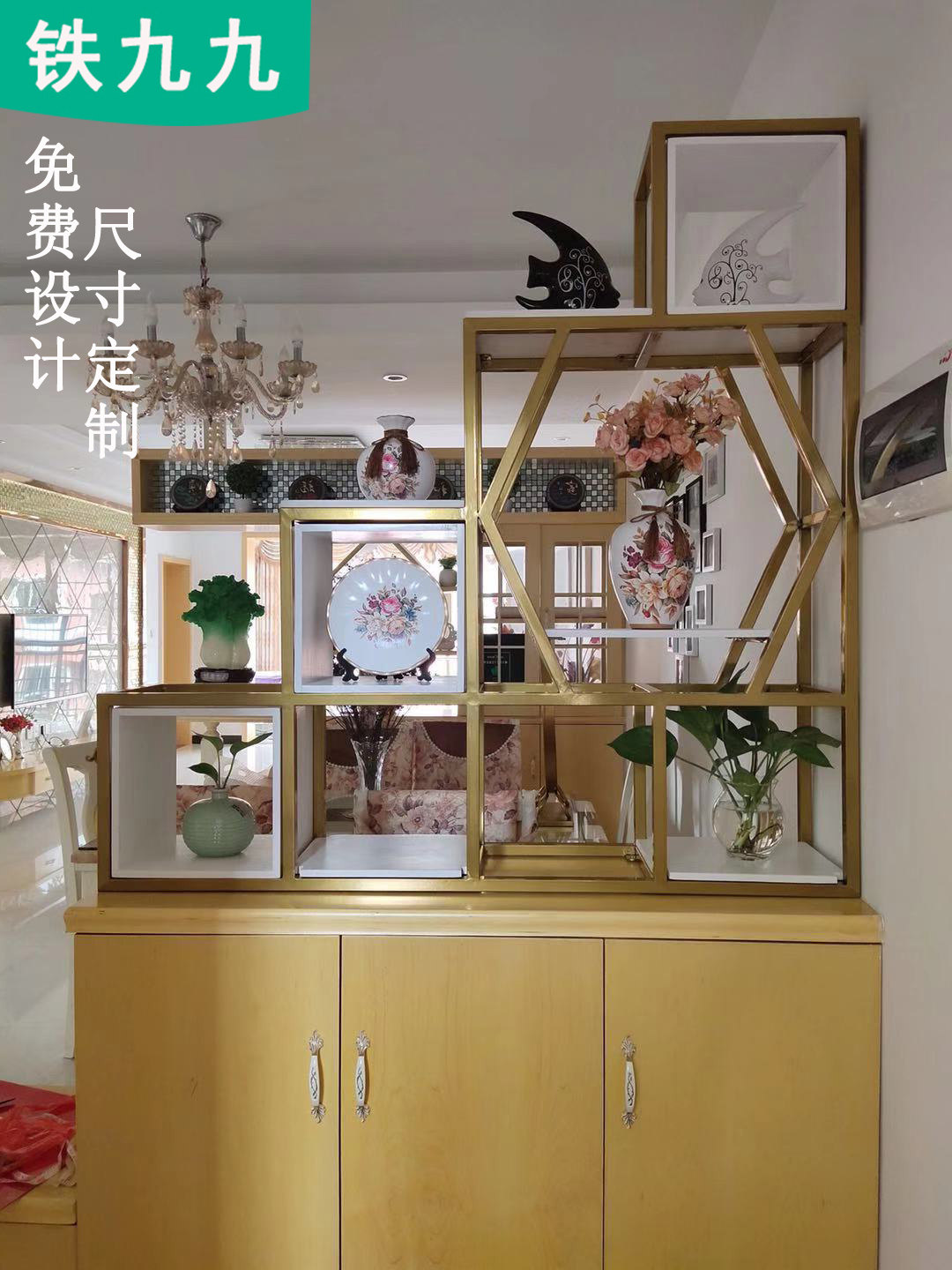 鞋柜上置物架隔断入户玄关装饰花架客厅屏风收纳洗手台网红北欧