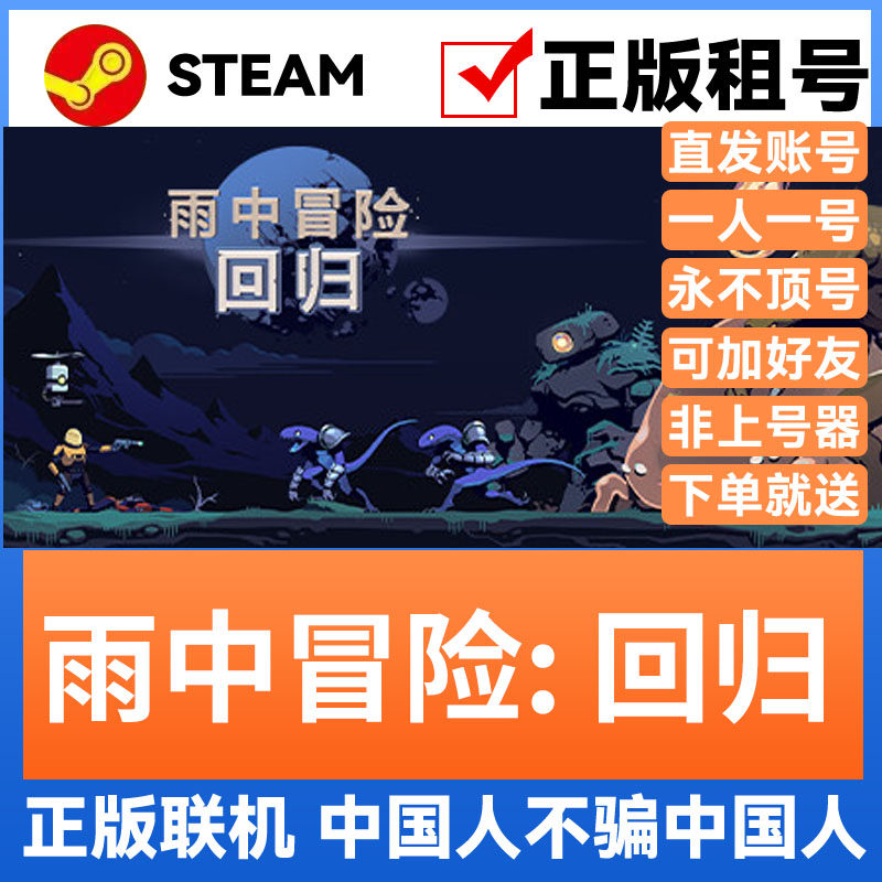 雨中冒险:回归 Steam游戏正版出租 租号 账密直登 官方多人联机