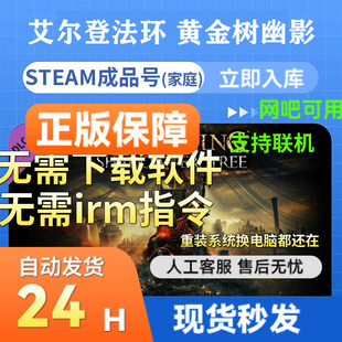 steam正版成品账号 艾尔登法环 黄金树幽影 多人在线官服联机畅玩