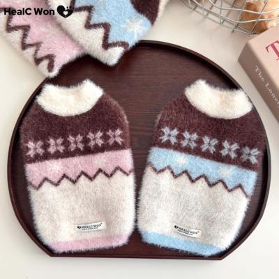 HC原创宠物费尔岛新年猫狗毛衣