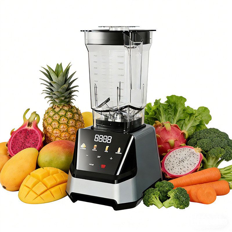 跨境破壁机2L大容量触屏萃取沙冰机商用家用多功能料理机blender