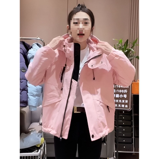 欧货春季2026新款连帽冲锋衣外套女宽松休闲百搭夹克上衣潮牌外套