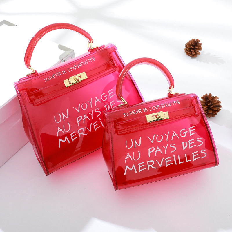 透明包包女2018新款潮韓版字母果凍包ulzzang斜挎包女 時尚手提包在類目 女鞋, 低幫鞋中 - 來自Buy2taobao.com提供專業的淘寶代購服務