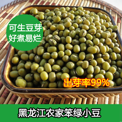 东北农家自种笨小绿豆明绿豆生豆芽专用煮粥绿豆汤五谷杂粮新鲜