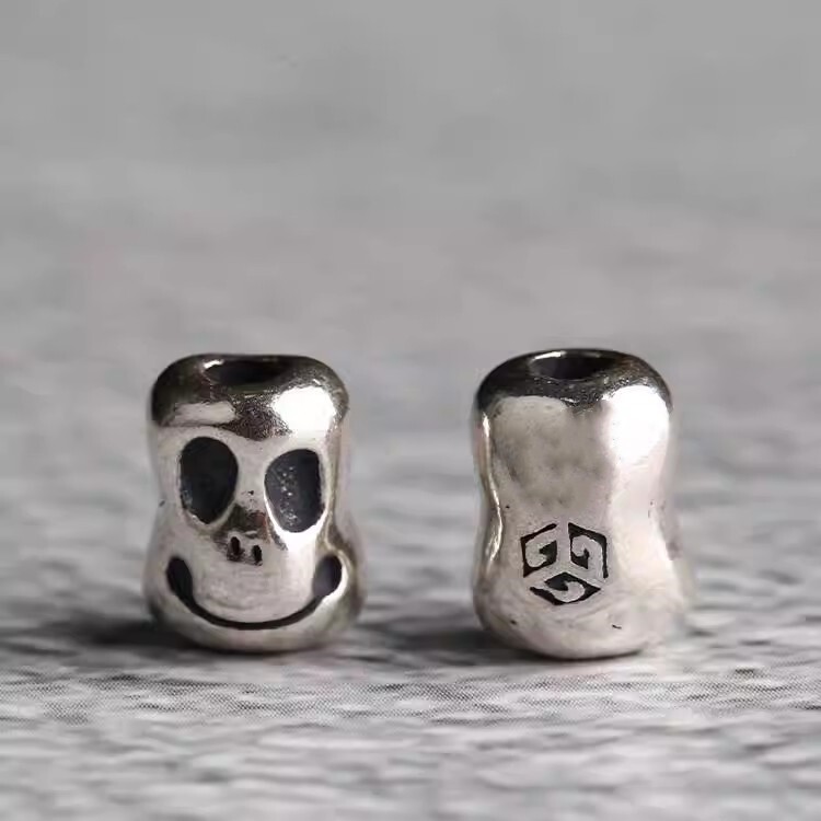 藏式欢喜尸陀林阿呆DIY文玩隔珠