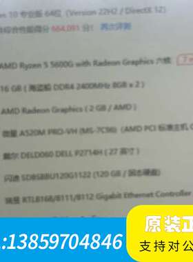 AMD Ryzen 5 5600G六核CPU，集成Radeo议价