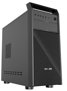 长城商祺R25手提机箱USB3.0办公家用M-ATX组装机箱背线支持光驱位