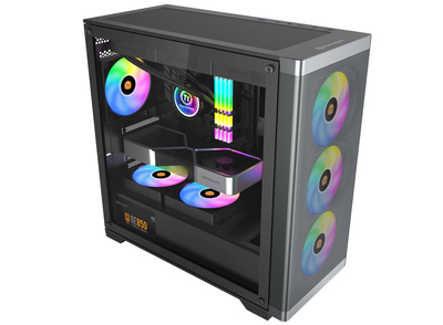 Thermaltake途腾TT台式电脑机箱AK47PLUSMATX顶置360水冷长显卡