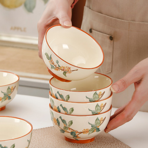 家用陶瓷碗特别好看的饭碗